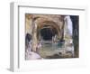 Bathers Inside the Cave, Naples, 1858-Giacinto Gigante-Framed Giclee Print