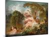 Bathers (Les Baigneuse)-Jean-Honoré Fragonard-Mounted Giclee Print