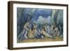 Bathers (Les Grandes Baigneuse), 1894-1905-Paul Cézanne-Framed Giclee Print