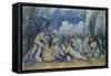 Bathers (Les Grandes Baigneuse), 1894-1905-Paul Cézanne-Framed Stretched Canvas