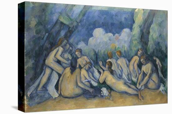 Bathers (Les Grandes Baigneuse), 1894-1905-Paul Cézanne-Stretched Canvas