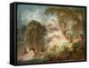 Bathers - Oil on Canvas, 18Th Century-Jean-Honore Fragonard-Framed Stretched Canvas