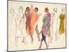 Bathers on the Beach, C.1919-William Samuel Horton-Mounted Giclee Print