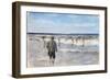 Bathers on the Seashore-Max Liebermann-Framed Giclee Print