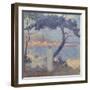 Bathers on the Seashore-Th?o van Rysselberghe-Framed Giclee Print