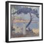 Bathers on the Seashore-Th?o van Rysselberghe-Framed Giclee Print