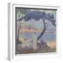 Bathers on the Seashore-Th?o van Rysselberghe-Framed Giclee Print