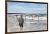 Bathers on the Seashore-Max Liebermann-Framed Giclee Print