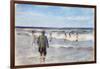 Bathers on the Seashore-Max Liebermann-Framed Giclee Print