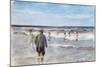 Bathers on the Seashore-Max Liebermann-Mounted Giclee Print