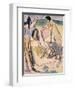 Bathers on the Shore, Fehmarn-Ernst Ludwig Kirchner-Framed Giclee Print