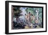 Bathers Painting by Paul Cezanne (1839-1906) 1895 Sun. 0,22X0,33 M Lyon, Musee Des Beaux Arts - The-Paul Cezanne-Framed Giclee Print