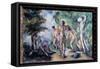 Bathers Painting by Paul Cezanne (1839-1906) 1895 Sun. 0,22X0,33 M Lyon, Musee Des Beaux Arts - The-Paul Cezanne-Framed Stretched Canvas