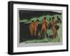 Bathers Tossing Reeds, 1910-Ernst Ludwig Kirchner-Framed Giclee Print