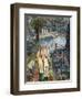 Bathers under Wing Hill, 1998-Ian Bliss-Framed Giclee Print