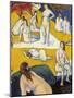 Bathers with Red Cow-Emile Bernard-Mounted Giclee Print