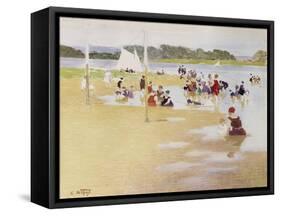 Bathers-Edward Henry Potthast-Framed Stretched Canvas