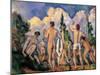 Bathers-Paul Cézanne-Mounted Giclee Print