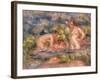 Bathers-Pierre-Auguste Renoir-Framed Art Print