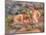 Bathers-Pierre-Auguste Renoir-Mounted Art Print