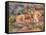 Bathers-Pierre-Auguste Renoir-Framed Stretched Canvas