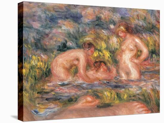 Bathers-Pierre-Auguste Renoir-Stretched Canvas
