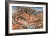 Bathers-Pierre-Auguste Renoir-Framed Art Print