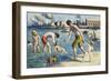 Bathers-Maximilien Luce-Framed Giclee Print