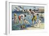 Bathers-Maximilien Luce-Framed Giclee Print