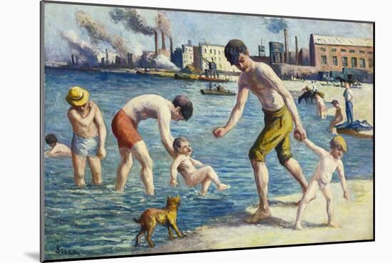 Bathers-Maximilien Luce-Mounted Giclee Print