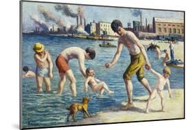 Bathers-Maximilien Luce-Mounted Giclee Print