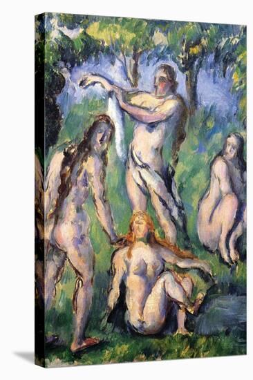 Bathers-Paul Cézanne-Stretched Canvas