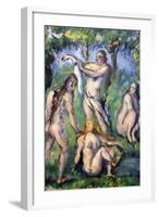 Bathers-Paul Cézanne-Framed Art Print