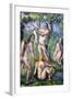 Bathers-Paul Cézanne-Framed Art Print