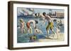 Bathers-Maximilien Luce-Framed Giclee Print