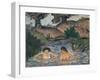 Bathers-Otto Muller-Framed Giclee Print