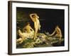 Bathers-Lorenzo Delleani-Framed Giclee Print