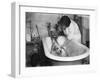 Bathing a Dog-null-Framed Photographic Print