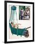 Bathing and Shaving-Peter Jackson-Framed Giclee Print