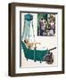 Bathing and Shaving-Peter Jackson-Framed Giclee Print