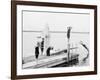 Bathing at Manhansett I.E. Manhanset House, Shelter Island, N.Y.-null-Framed Photo