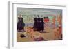 Bathing at the Pardon of Sainte-Anne-La-Palud, 1905-Maurice Denis-Framed Giclee Print