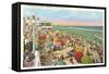 Bathing Beach, Asbury Park-null-Framed Stretched Canvas