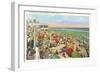 Bathing Beach, Asbury Park-null-Framed Premium Giclee Print