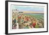 Bathing Beach, Asbury Park-null-Framed Art Print