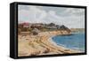 Bathing Beach, Falmouth-Alfred Robert Quinton-Framed Stretched Canvas