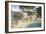 Bathing Beach, Pacific Grove-null-Framed Art Print