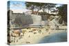 Bathing Beach, Pacific Grove-null-Stretched Canvas