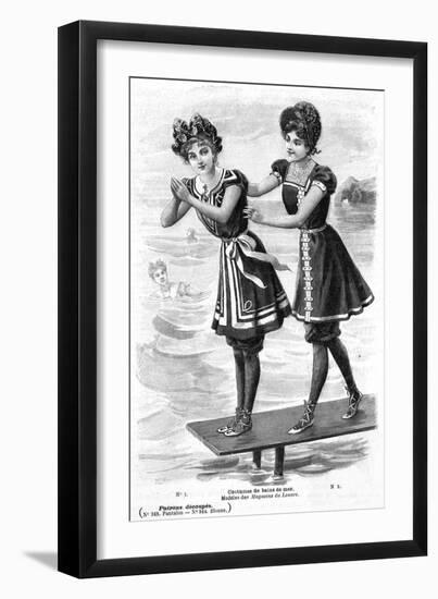 Bathing Beauties, 1899-null-Framed Art Print