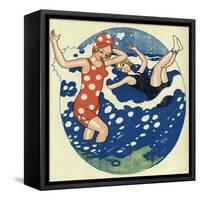 Bathing Beauties 1914-Axel Nygaard-Framed Stretched Canvas